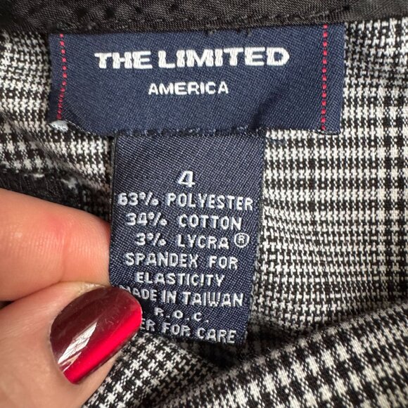 2/$18 SALE! Vtg The Limited Womens Tartan‎ Plaid Mini Skirt Size 4 90s Stretch - Picture 4 of 5